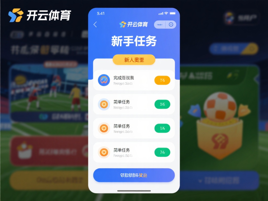 此外，新手任务也值得一提。开云体育为新人设计了一系